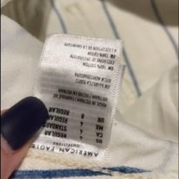 American eagle a line denim miniskirt size 4 - Picture 8 of 9